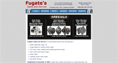 Desktop Screenshot of fugatessalesandservice.com