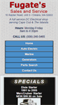 Mobile Screenshot of fugatessalesandservice.com