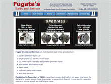 Tablet Screenshot of fugatessalesandservice.com